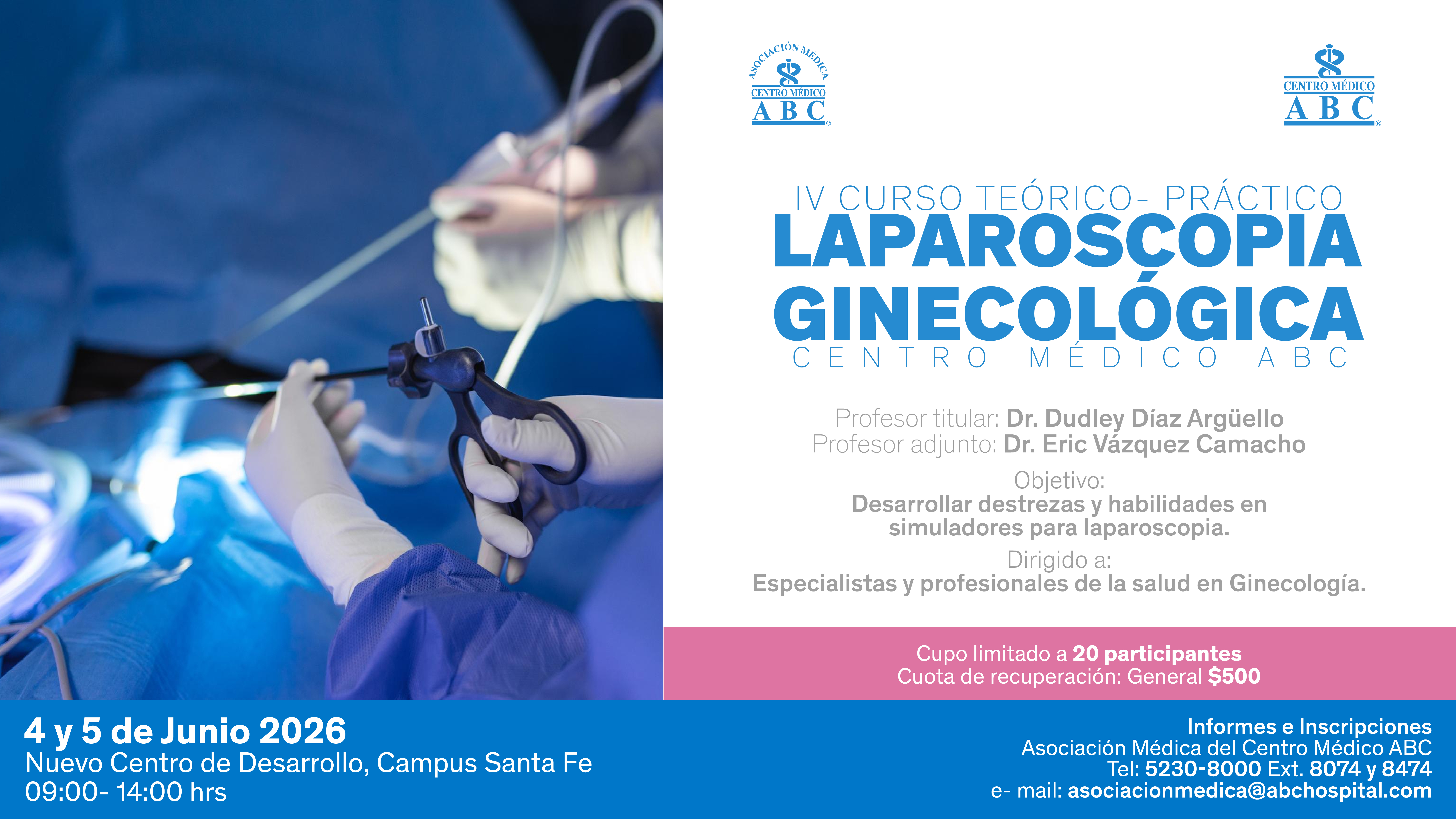 IV CURSO LAPAROSCOPIA GINECOLÓGICA 